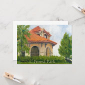 Schilderachtig wereldkampioenschap 1904 - St. Loui Kaart (Voorkant / Achterkant in situ)