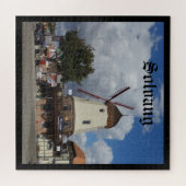 Schilderachtig Windmill Danish Town of Solvang Cal Legpuzzel (Horizontaal)