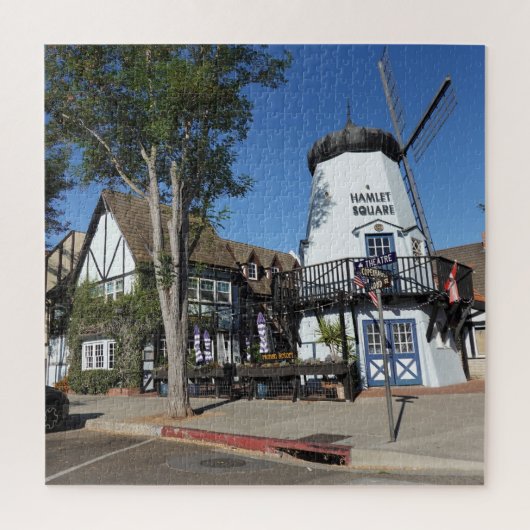 Schilderachtig Windmill Danish Town of Solvang Cal Legpuzzel (Verticaal)