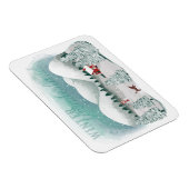 Schilderachtig Winter Wonderland Magneet (Rechterzijde)