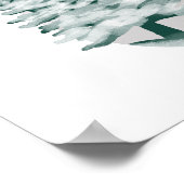 Schilderachtig Winter Wonderland Poster (Hoek)