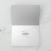 Schilderachtig winterkerstkaart feestdagen kaart (Binnen)