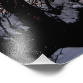 schilderachtig winterlandschap poster (Hoek)