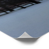 Schilderachtig winterlandschapsfoto poster (Hoek)