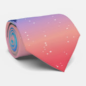 Schilderachtig wintermeer met Deer Stropdas (Opgerold)