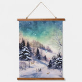 Schilderachtig winterwandtapijten, koepels en diep hangend wandkleed (Voorkant)