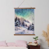 Schilderachtig winterwandtapijten, koepels en diep hangend wandkleed (Slaapkamer)