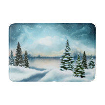 Schilderachtig winterwonderland watercolor schilde