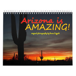 Schilderachtig woestijnfotografie / Arizona is gew Kalender
