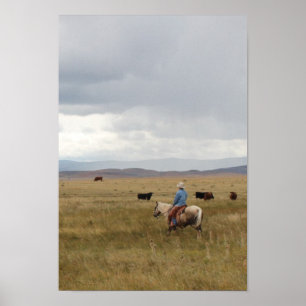 Schilderachtig Wyoming Ranch-Poster Poster