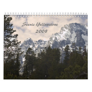 Schilderachtig Yellowstone Agenda 2008 Kalender