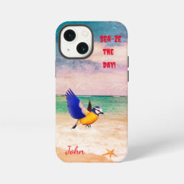 Schilderachtig Zee Staarvis Bird iPhone 13 Mini Hoesje