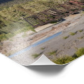 Schilderachtig zeewaarts langs Chugach National Fo Foto Afdruk (Hoek)