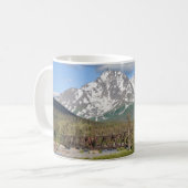 Schilderachtig zeewaarts langs Chugach National Fo Koffiemok (Voorkant links)