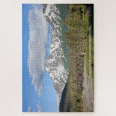 Schilderachtig zeewaarts langs Chugach National Fo Legpuzzel (Verticaal)