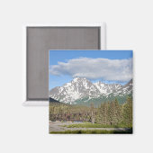 Schilderachtig zeewaarts langs Chugach National Fo Magneet (Voorkant / Achterkant)