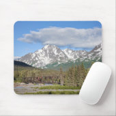 Schilderachtig zeewaarts langs Chugach National Fo Muismat (Met muis)