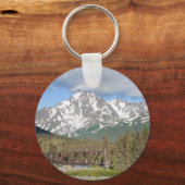 Schilderachtig zeewaarts langs Chugach National Fo Sleutelhanger (Voorkant)