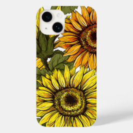  Schilderachtig Zonnebloem iPhone 14 15 16 slim ho Case-Mate iPhone 14 Hoesje