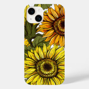 Schilderachtig Zonnebloem iPhone 14 15 16 slim ho Case-Mate iPhone 14 Hoesje