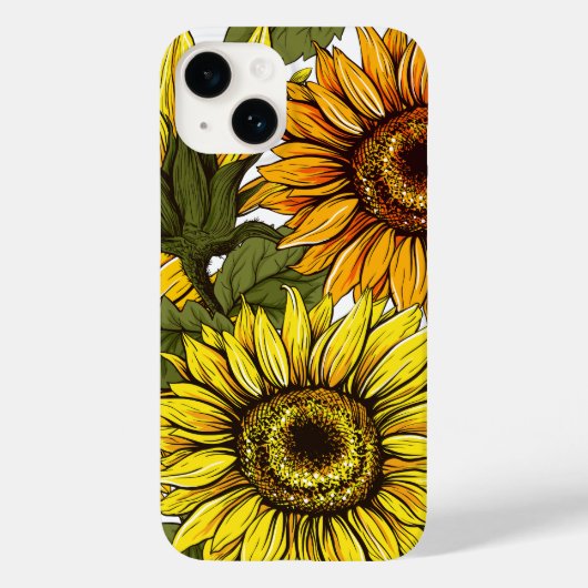Schilderachtig Zonnebloem iPhone 14 15 16 slim ho Case-Mate iPhone Case (Achterkant)