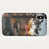 Schilderachtig Zonnegesetten Uitzicht / Pijnbomen Case-Mate iPhone Case (Achterkant (horizontaal))