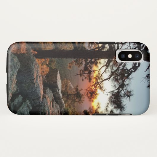 Schilderachtig Zonnegesetten Uitzicht / Pijnbomen  Case-Mate iPhone Case (Achterkant (horizontaal))