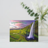 Schilderachtig zonsondergang briefkaart (Staand voorkant)