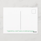 Schilderachtig zonsondergang briefkaart (Achterkant)