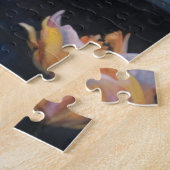 Schilderachtig zwaan op het meer van Jigzaag Puzzl Legpuzzel (Zijkant)