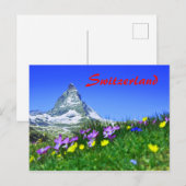 Schilderachtig Zwitserland Matterhorn Briefkaart (Voorkant / Achterkant)