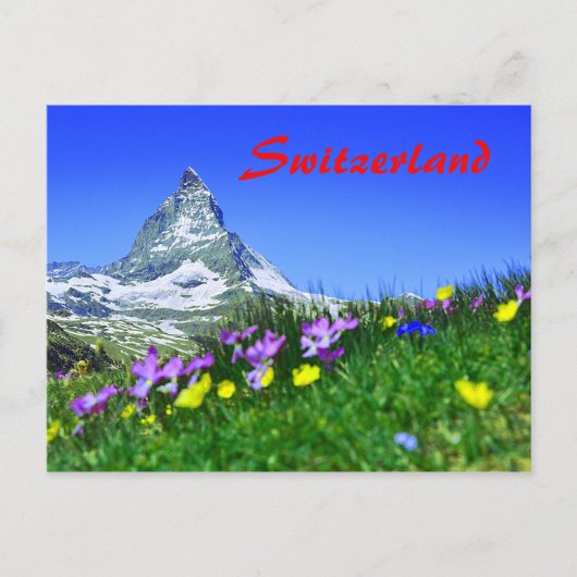 Schilderachtig Zwitserland Matterhorn Briefkaart (Voorkant)