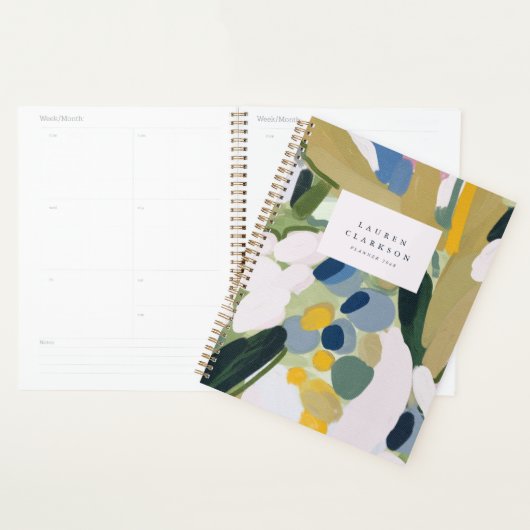 Schilderachtige Abstracte Botanische Planner (Display)