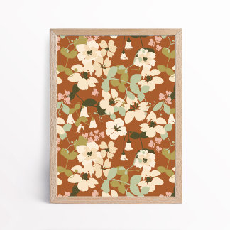 Schilderachtige Anemoon Bluebell Botanische Poster