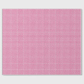 Schilderachtige Bessengroze Gestreepte Plaid Cadeaupapier (Vlak)