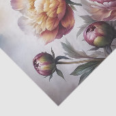 Schilderachtige Blush Pioen Decoupage Tissuepapier (Detail)