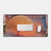 Schilderachtige bomen zijn gedichten die de aarde  bureaumat (Keyboard & Muis)