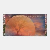 Schilderachtige bomen zijn gedichten die de aarde  bureaumat (Voorkant)