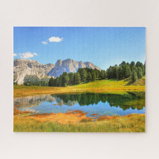 Schilderachtige Europa Alpen Dolomiet Legpuzzel (Horizontaal)