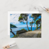 Schilderachtige foto van Cavtat, Kroatië, Kaart (Voorkant / Achterkant in situ)