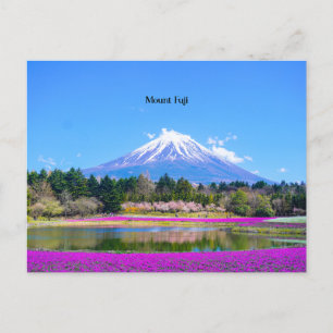 Schilderachtige foto van de Mount Fuji Briefkaart