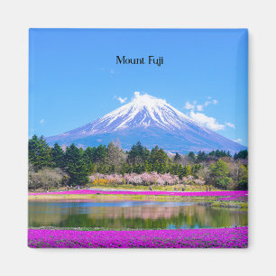 Schilderachtige foto van de Mount Fuji Magneet