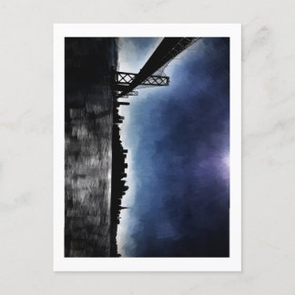 Schilderachtige foto van de skyline van San Franci Briefkaart