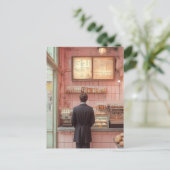 Schilderachtige Franse bakkerij interieur  estheti Briefkaart (Staand voorkant)