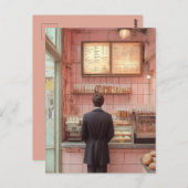 Schilderachtige Franse bakkerij interieur  estheti Briefkaart (Voorkant / Achterkant)