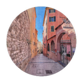 Schilderachtige Franse steegjes Snijplank