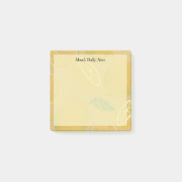 Schilderachtige Gele Landelijke Citroenschijf Post-it® Notes