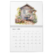 Schilderachtige gezellige tuinschuren met bloemen  kalender (Mar 2026)