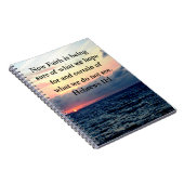 SCHILDERACHTIGE HEBREEËN 11:1 FOTOONTWERP NOTITIEBOEK (Rechterzijde)