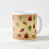 Schilderachtige Herfstbladeren Grote Koffiekop (Voorkant rechts)